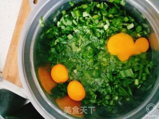 韭菜炒鸡蛋的做法步骤：4