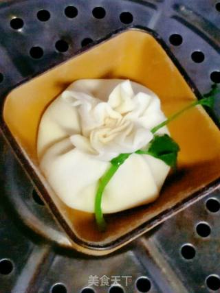 迎新春福袋蛋羹包的做法步骤：12