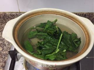 菠菜猪肝汤的做法步骤：7