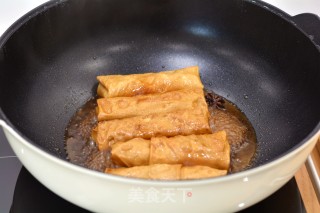 豆腐皮肉卷的做法步骤：10