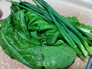 猪肉芥菜馅饼的做法步骤：3