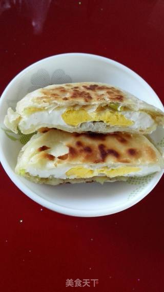 饺子皮包鸡蛋的做法步骤：8