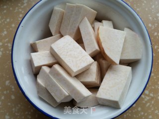 粉蒸香芋的做法步骤：1