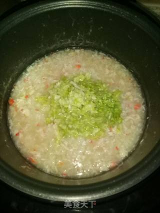 蟹肉粥的做法步骤：4