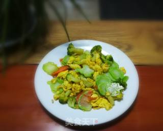 #鸡蛋美食#鸡蛋炒西兰花的做法步骤：12