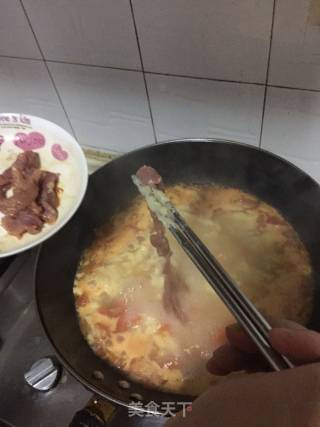 西红柿疙瘩汤的做法步骤：6