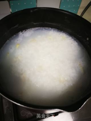 鸡丝贝柱粥的做法步骤：5