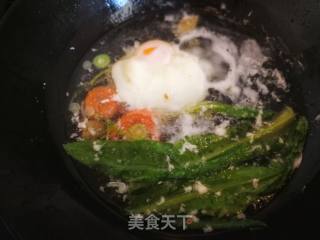 #鸡蛋美食#荷包蛋热汤面的做法步骤：9