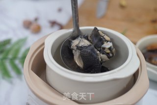 【小森妈妈菜谱】海参鲍鱼虫草花炖乌鸡的做法步骤：3