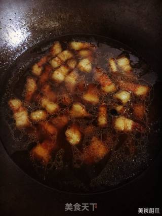 鹌鹑蛋红烧肉的做法步骤：6