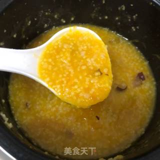 南瓜红枣小米粥的做法步骤：4