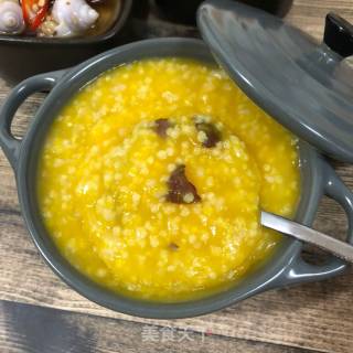 南瓜红枣小米粥的做法步骤：5