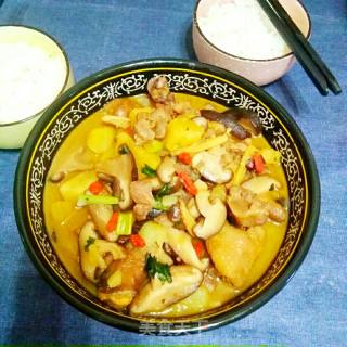 鸡腿炖香菇的做法步骤：9
