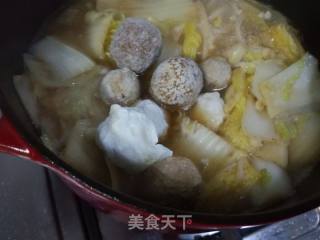 鱼丸粉丝娃娃菜的做法步骤：11