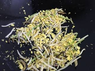 桂花炒干鱿的做法步骤：8