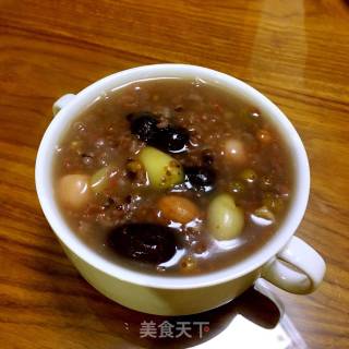 红枣莲子八宝粥的做法步骤：5