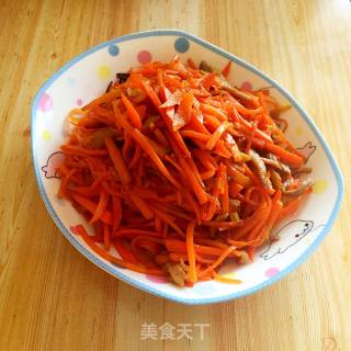 胡萝卜肉丝小炒的做法步骤：4