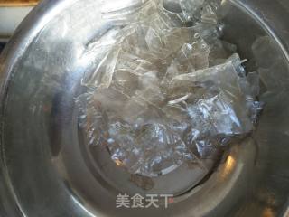 韭菜鸡蛋粉皮汤的做法步骤：1