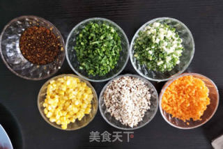 四色蒸饺的做法步骤：2