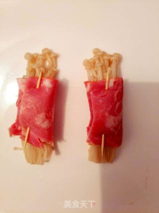 培根卷金针菇的做法步骤：3