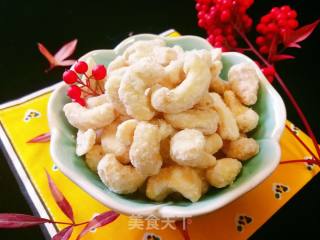 玫瑰霜打腰果的做法步骤：13