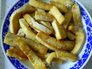 鱼香豆腐条的做法步骤：7