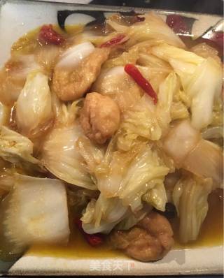 真开胃！爽口醋熘白菜，下饭了不得的做法步骤：3