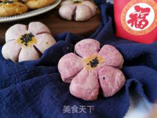 紫薯豆沙酥的做法步骤：16