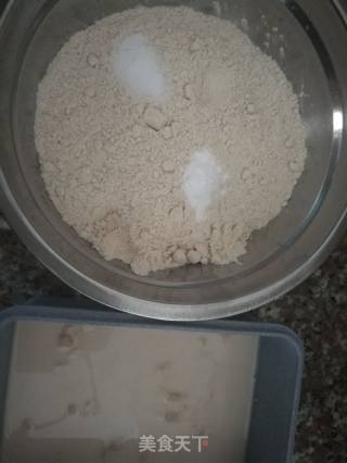 全麦荷叶饼的做法步骤：1