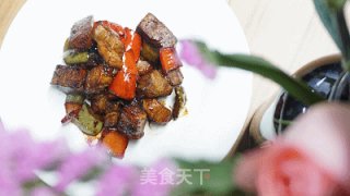 黑醋炒猪肉的做法步骤：4