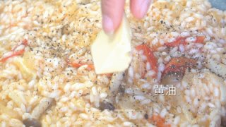 龙虾奶油蟹味菇烩饭的做法步骤：3