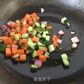 蔬菜馒头丁的做法步骤：13