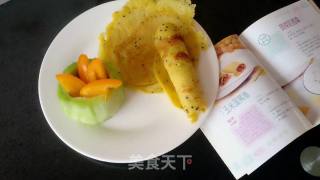 玉米面鸡蛋卷的做法步骤：16