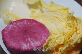 糖醋白菜萝卜丝的做法步骤：1