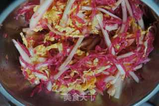 糖醋白菜萝卜丝的做法步骤：5