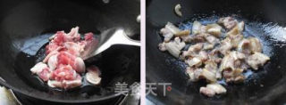 手撕包菜小炒肉的做法步骤：3