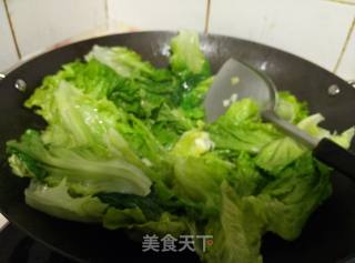 蚝油生菜的做法步骤：3