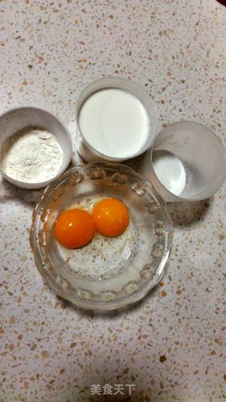 蛋挞不加炼乳和淡奶油的做法步骤：1