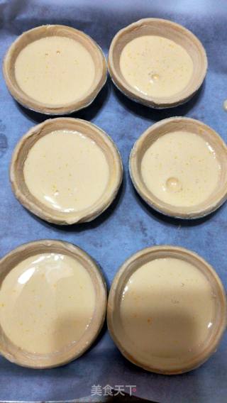 蛋挞不加炼乳和淡奶油的做法步骤：6