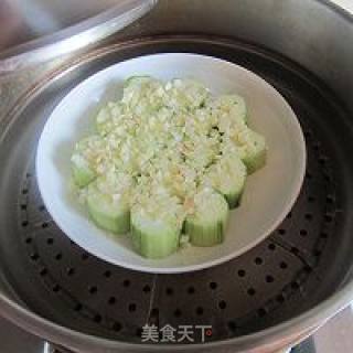 蒜蓉蒸丝瓜的做法步骤：4