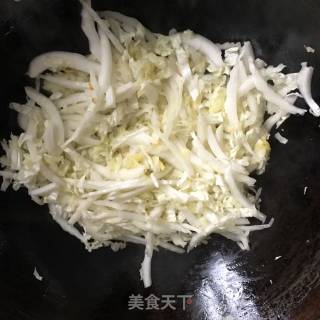 青椒白菜丝的做法步骤：5