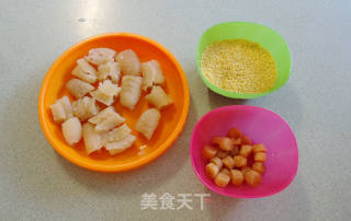 海参江瑶柱小米粥的做法步骤：2