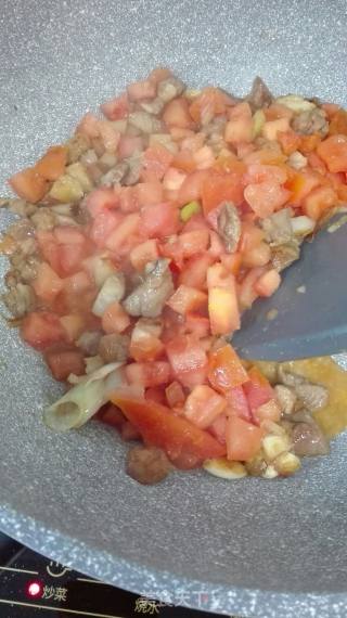 西红柿肉酱（浇面）的做法步骤：5