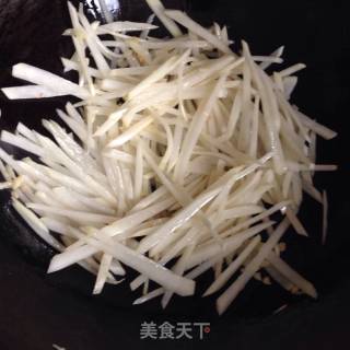清炒萝卜丝的做法步骤：5