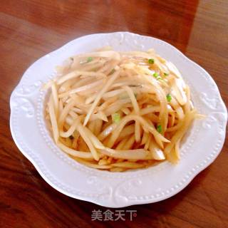 清炒萝卜丝的做法步骤：10