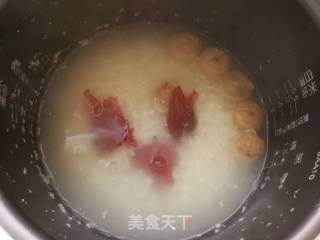 玫瑰茄无花果香米粥的做法步骤：6