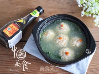 蟹粉狮子头的做法步骤：12