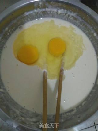 芹菜叶鸡蛋饼的做法步骤：3