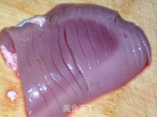 溜腰花的做法步骤：1