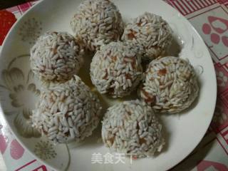 咸蛋黄珍珠丸子的做法步骤：7